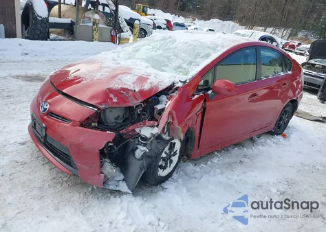 2012 Toyota Prius Two from USA, damaged, VIN JTDKN3DU8C5440080